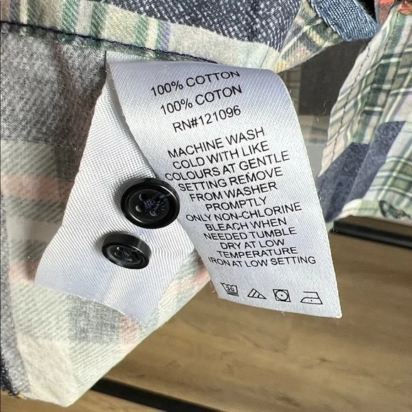 Michael Bastian Mixed Print Cotton Shirt - Picture 8 of 8